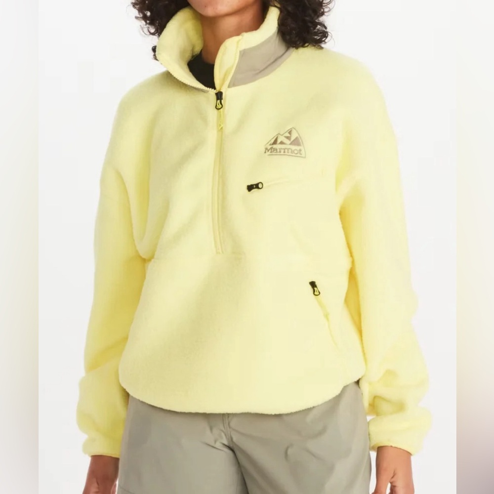 🌿NWT Marmot '94 Eco Recycled Fleece - Women's - Vetiver Color ♻️💛